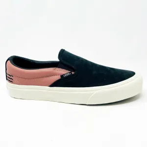 Vans Taka Hayashi Slip On 66 LX (Leather Nubuck) Black Rose Red Womens Size 7