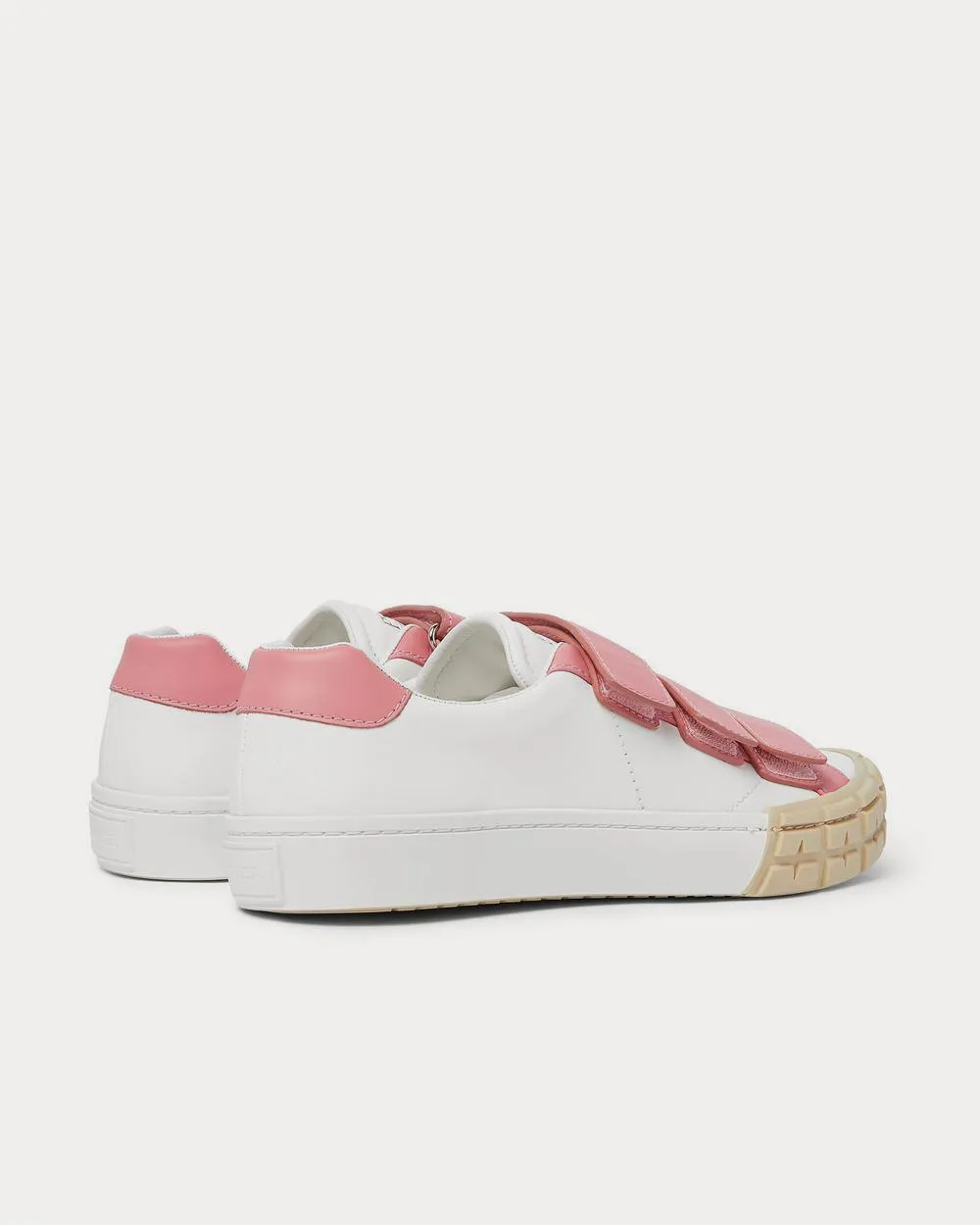Wheel Leather  White low top sneakers