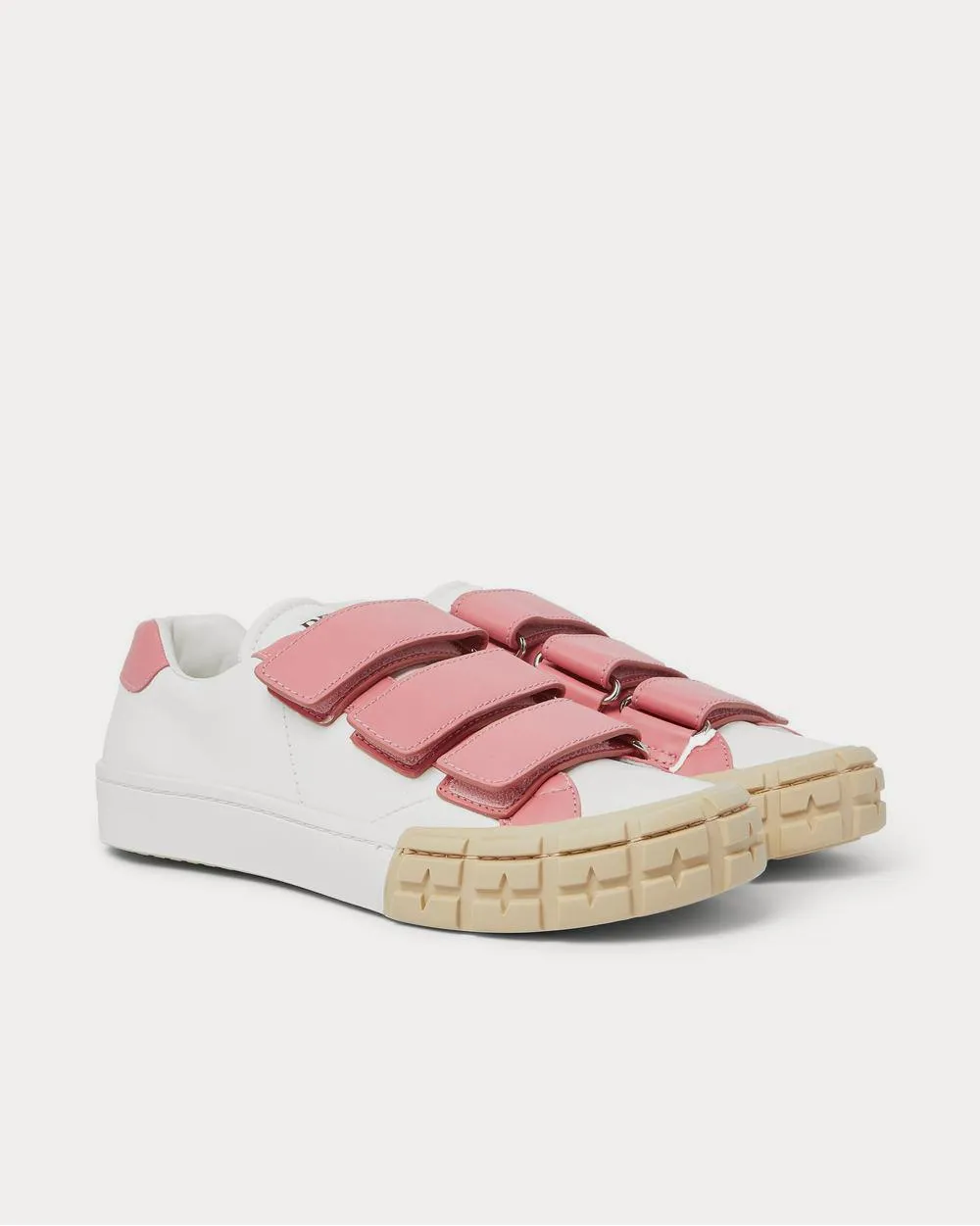 Wheel Leather  White low top sneakers