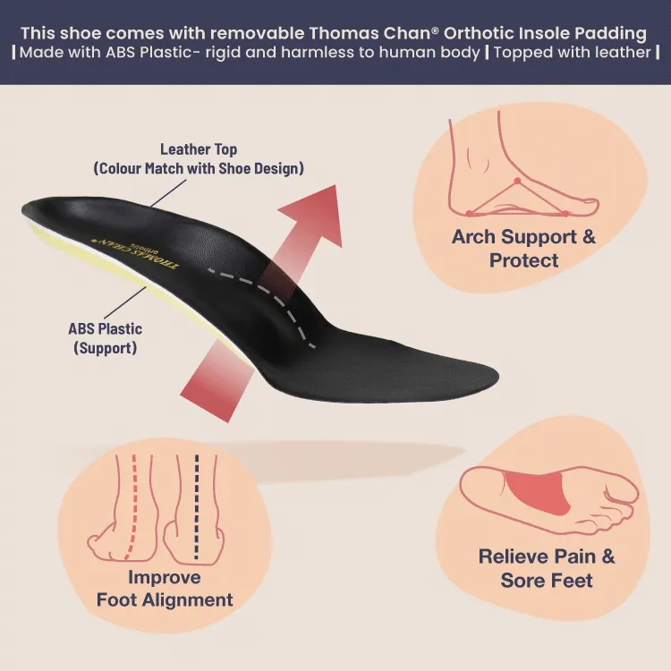 [Wide-Fit] Extra-Comfort Patent Loafers 1.5"inch [Cozy Wear Series]