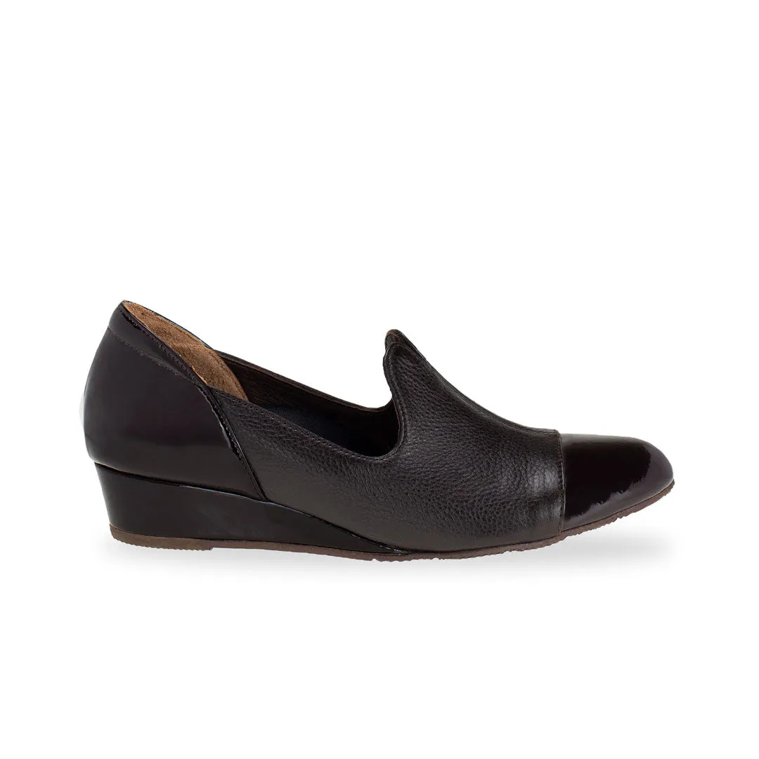 [Wide-Fit] Extra-Comfort Patent Loafers 1.5"inch [Cozy Wear Series]