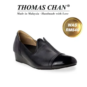 [Wide-Fit] Extra-Comfort Patent Loafers 1.5"inch [Cozy Wear Series]