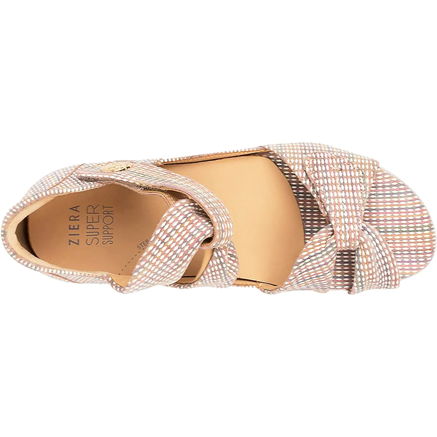 Women's Ziera Doxie Global Stripe Metallic Leather