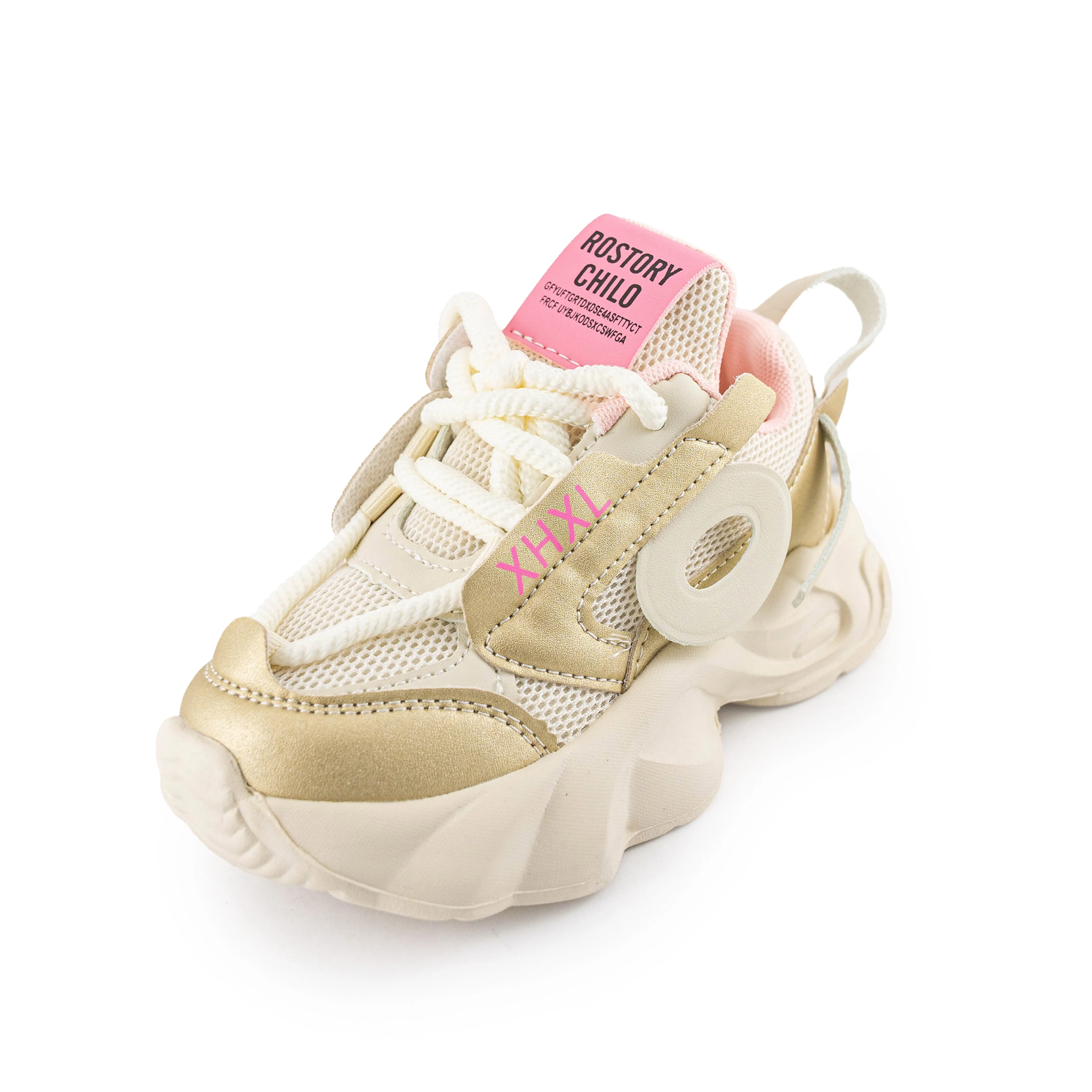 Youth XHXL3328 Casual Sneakers - Gold